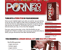 Tablet Screenshot of pornpropills.com